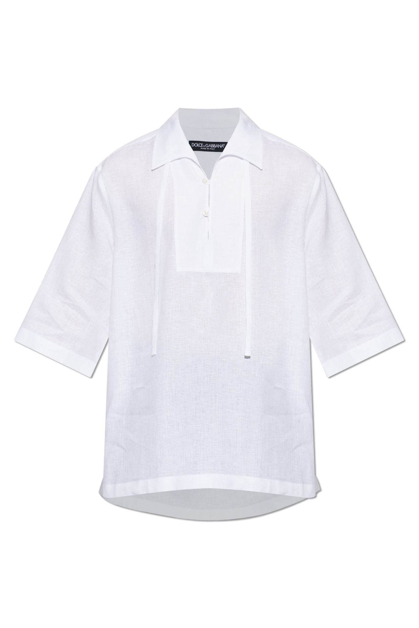 Dolce & Gabbana Linen polo | Men's | Vitkac